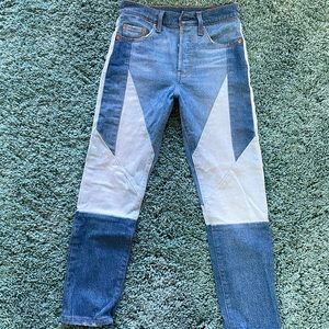 Levi’s 501s in unique design